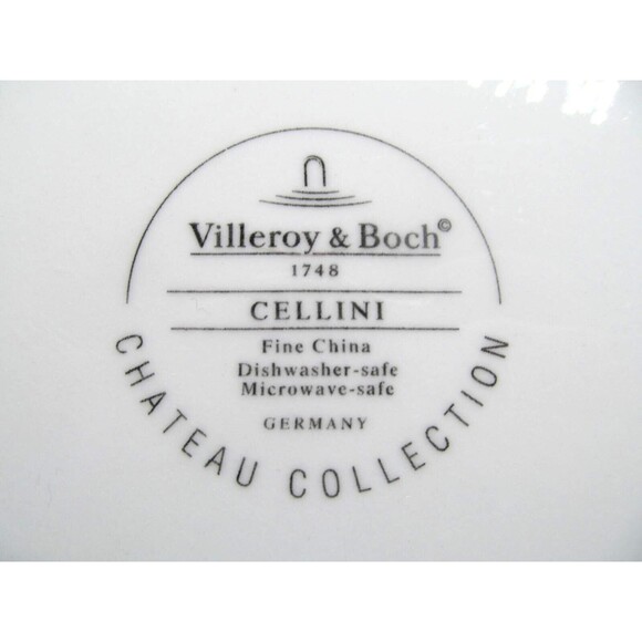 Villeroy & Boch Cellini Chateau Collection (2) Dinner Plates 10 5/8" White - Picture 6 of 9